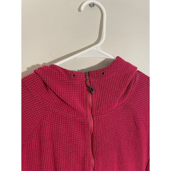 Outdoor Research Sweatshirt Womens Medium Red Long Sleeve Waffle Knit Active - Picture 2 of 12